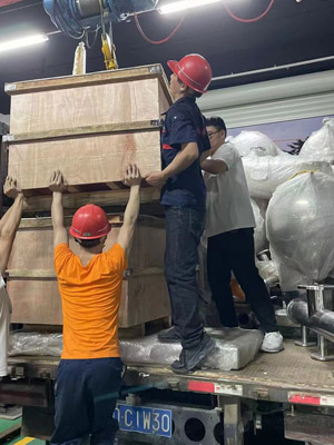 工廠|發貨 五套無負壓供水設備出廠